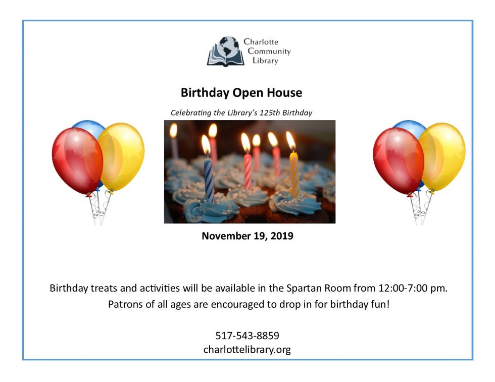 125th Birthday Open House